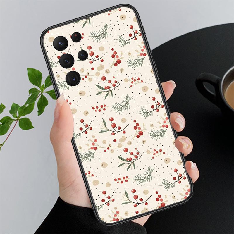 Рождественский мультяшный чехол для телефона Samsung A55 A16 A56 A36 A35 A15 A53 A54 A33 A34 A25 A05S A52 A52S A14 A24 A26 A71