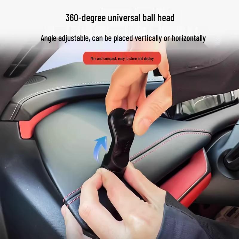 Customizable Car Phone Holder for Xiaomi SU7/YU7 with 1/4 Thread Base