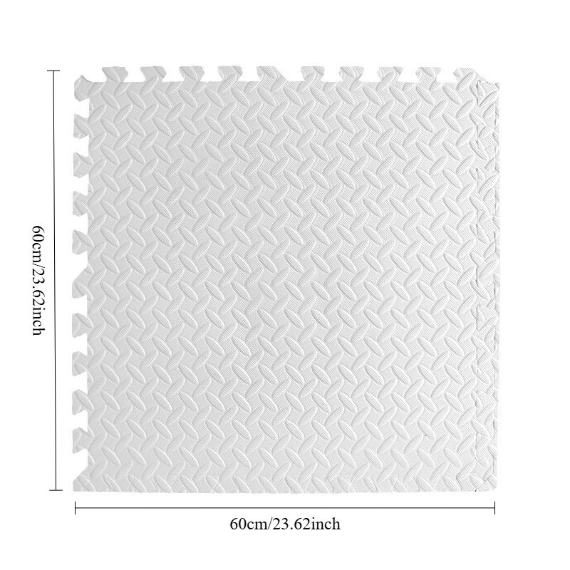 60*60cm 8 Pcs Tiled Flooring Children's Anti Fall Foam Play Mat EVA Non Slip Interlocking Floor Mat for Living Room Home Decor