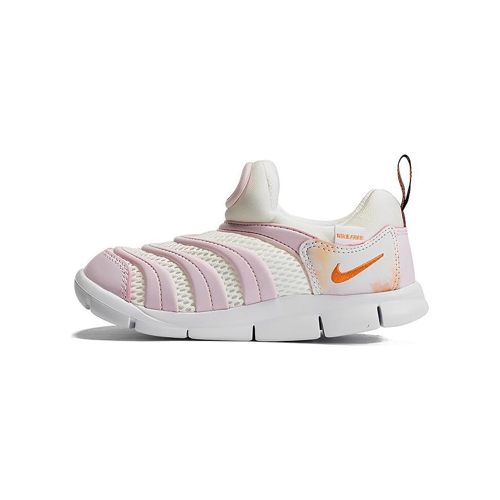 Nike Dynamo Free SE TD Comfortable Slip Resistant Durable Low Top Walking Shoes Baby Shoes Pink White FJ7726-181