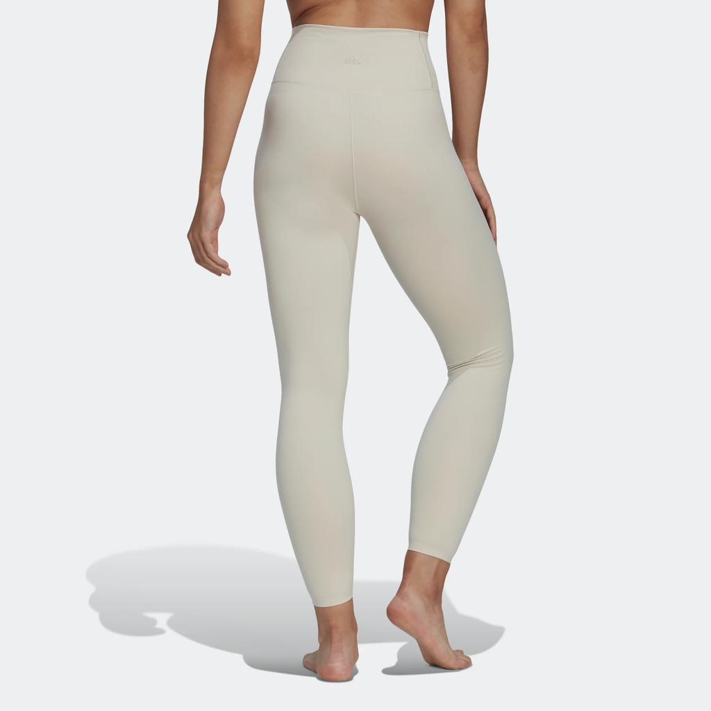 (WMNS) adidas Yoga Luxe Studio Extra High Rise 7/8 Leggings Asia Sizing 'White' Women's HK6605