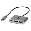 StarTech.Com - CDP2HDUACP2 - Adaptateur Multiport USB-C, USB-C Vers HDMI 4K, Hub USB 3.0, Docking Station