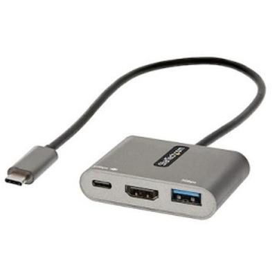 StarTech.Com - CDP2HDUACP2 - Многопортовый адаптер USB-C, USB-C на HDMI 4K, концентратор USB 3.0, док-станция