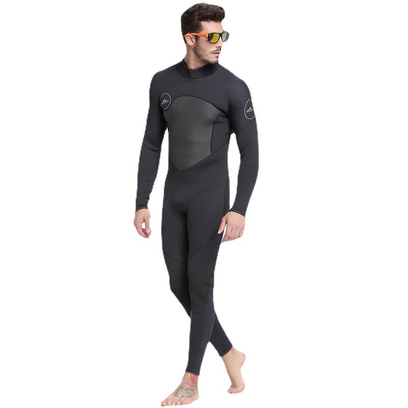 Men 3MM Neoprene Keep Warm Scuba WetSuit UPF50+ Long Sleeve Triathlon SwimWear Surfing Snokeling Spearfishig Diving Suits