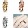 Plating Rose Gold Ring Diamond Ring European and American Fashion Jewelry Women