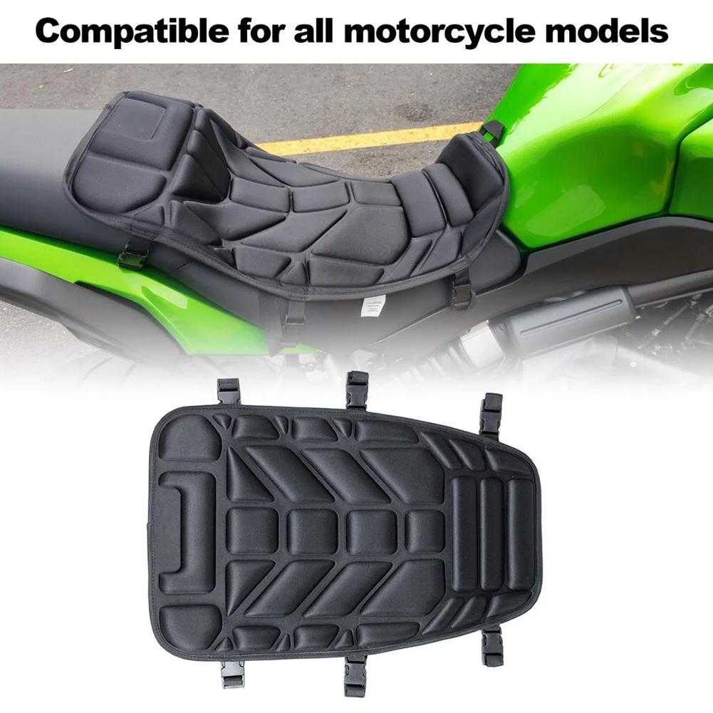Чехол для сиденья мотоцикла ATV с функцией сброса давления, универсальный, 3D, нескользящий, дышащий, для вездеходного транспортного средства