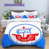 Lufthansa logo Pattern Bedding Home Decoration Birthday Gift (1 * duvet cover + 2 * pillowcase, without core)