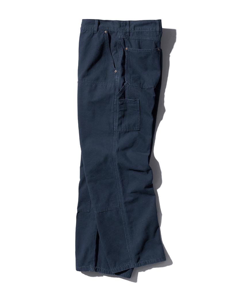 AECA Vintage Double Knee Pigment Pants-Navy