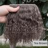 Mongolia Fur Sheepskin Wool Extensions Hair Row BJD Dolls Wigs SD Blyth Wigs  Doll Toy Accessories