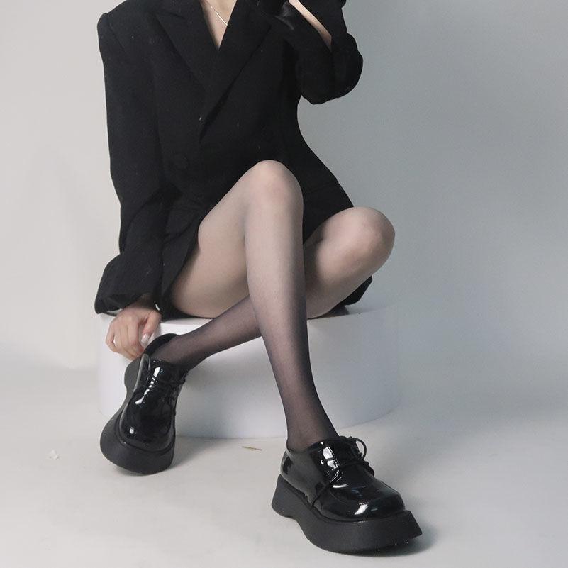 Градиентные чулки Нишевые Миллениум Черные Серые Японский стиль Цветные Ультратонкие Произвольно отрезаемые Колготки