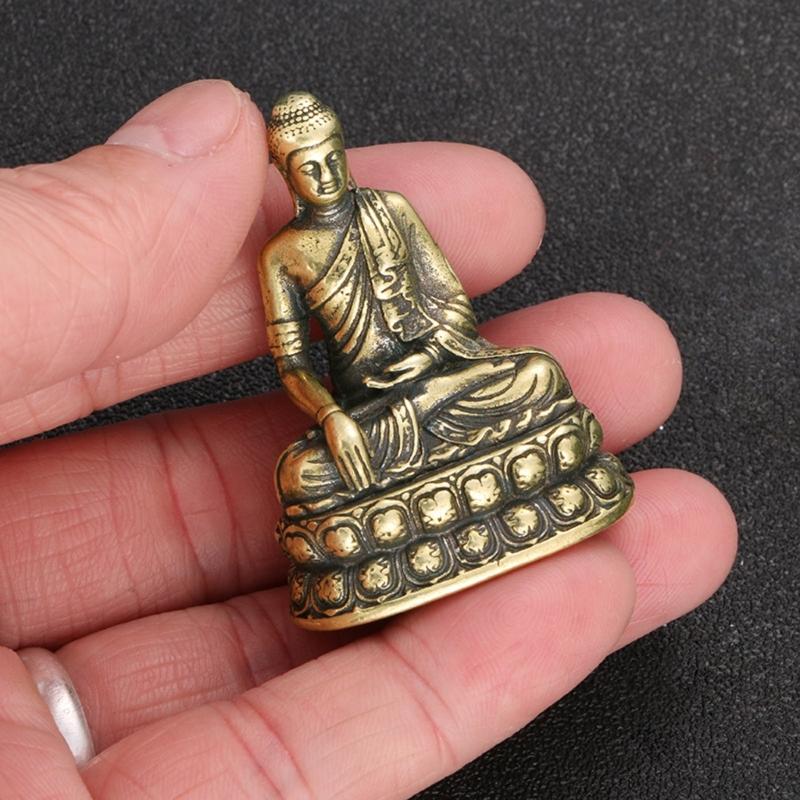 Brass Buddhas Statue Decorative Buddhas Figurines Buddhas Sculptures Buddhas Sculpture Table Centrepieces for Home Decors