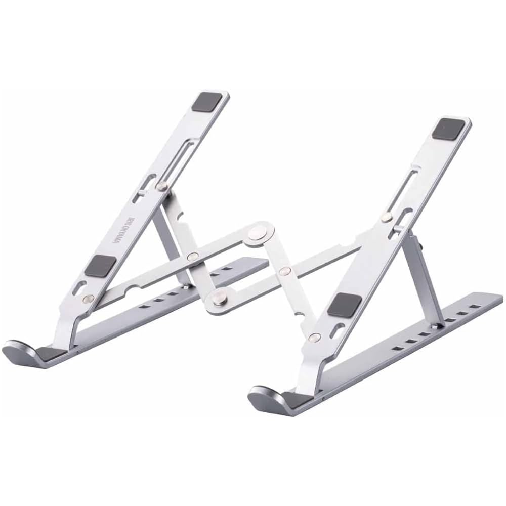 IRIS OHYAMA Laptop Notebook PC Tablet Lecture Adjustable Improves Ultra Portable Stand, Stand, Stand, Desk, Height/Angle, Posture, Foldable,