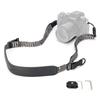 JJC Camera Neck Shoulder Strap for Lumix Nikon COOLPIX Z50 Z6 Fujifilm Leica Q3 43 Mirrorless SLR Adjustable Drop Gray Black Strap, DC-TZ99 GH7,