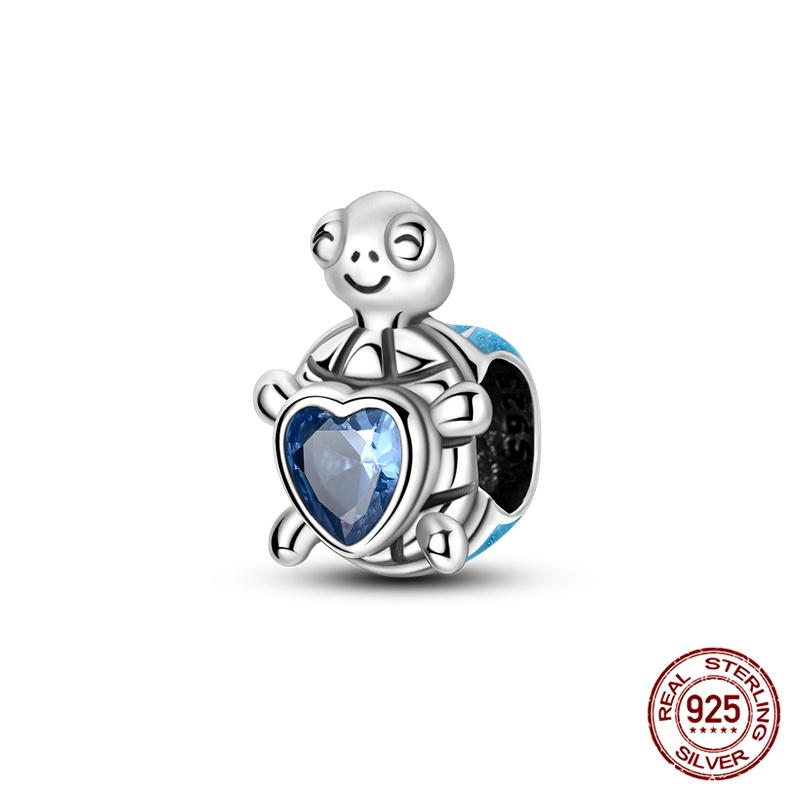 Original Owl Beads 100% 925 Silver Lucky Cat Elephant Charms Fit Original 925 Bracelet DIY Jewelry Making Women's Gift