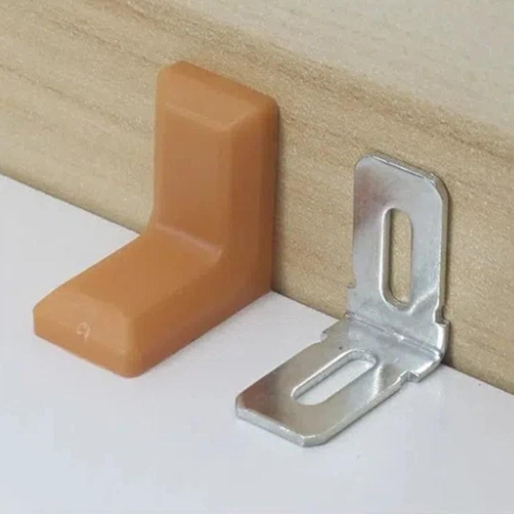 10PCS 90 Degree Right Angle Bracket L-Shaped Joint Bracket Easy To Install Fixing Bracket Home