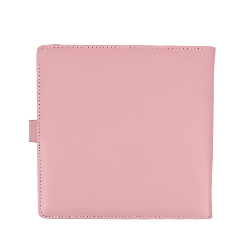 Кожаный альбом для хранения учебных денег с застежкой-кнопкой, портативные держатели денег, блокнот для отслеживания бюджета