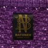 BATONER сделано в Японии Вязаный свитер с длинным рукавом, 1 фиолетовый, Женский, Б/у