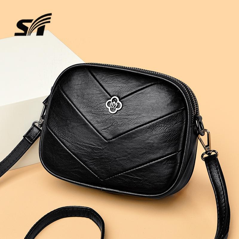 Женская сумка лето новая маленькая круглая сумка женская мода простая сумка на плечо темпераментная сумка для поездок кроссбоди