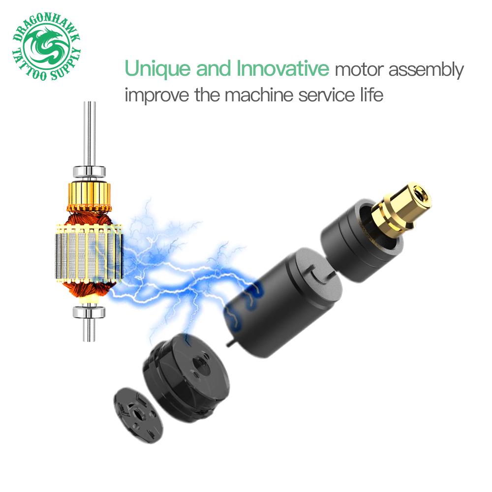 Мачта для татуировки, роторная ручка для татуировки, ручка для макияжа, японский мотор без сердечника, RCA Connect
