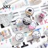 Transparent PET Tape Washi Roll, Decorative Adhesive Masking for Arts, DIY Easy Tear Paper Crafts, Journal Supplies, Planners, Scrapbook, Card Making,