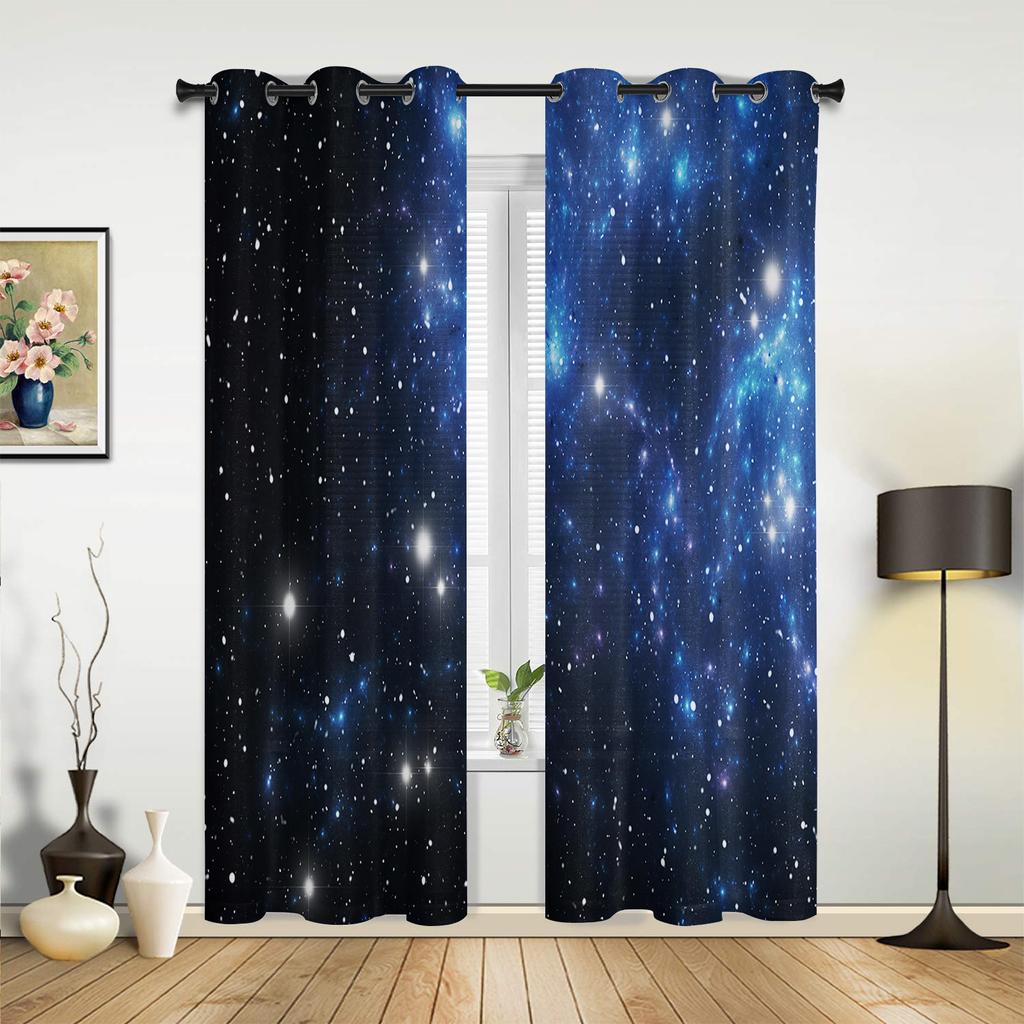 Космические шторы с ракетами для спальни, гостиной, драпировки для кухни, занавеска для окна в детскую комнату, современный домашний декор