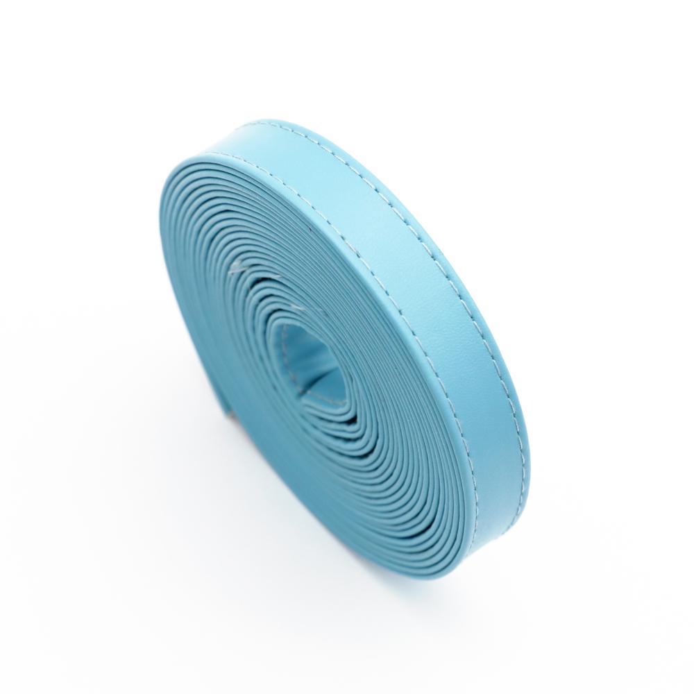 2meters 15mm Braided PU Leather Backpack Strap Findings Faux Flat Leather Cord String Rope DIY Bag Necklace Bracelet Making