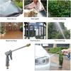 Насадка для водяного шланга, регулируемый режим распыления высокого давления, быстрый разъем, герметичный универсальный вращающийся распылитель, бытовой инструмент для мойки автомобилей