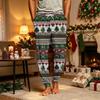 Men's Pajama Pants with Pockets Tapered Pants Christmas Print
