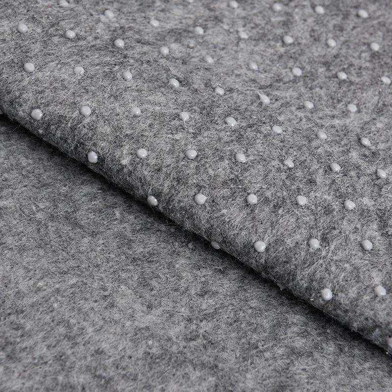 100x160cm Silicone Dot Vinyl Rubber Non Slip Felt Polyester Fabric For Diy Carpet Floor Mats Car Seat Cushion Anti-slip Material