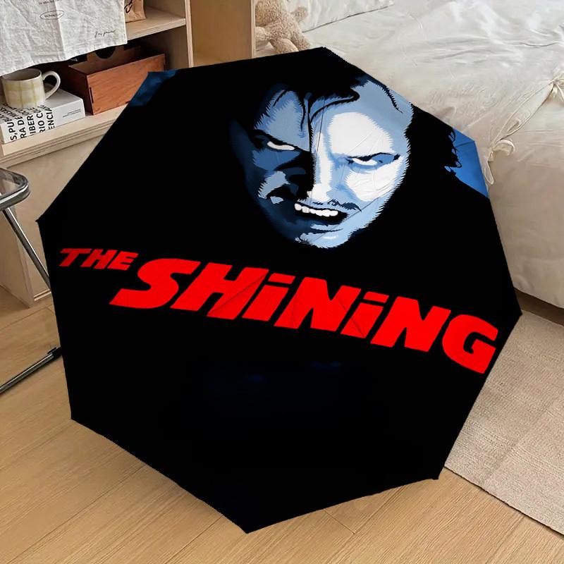 1pc The Shining Automatic Open/Close Umbrella Compact Folding Umbrella with 8-Rib Shaft lightweight esign, for Women/Men1175A