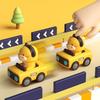 Игрушечные машинки "Нажми и езжай" для малышей 1-3 лет, Гоночные машинки с животными для младенцев, Набор игровых машинок для младенцев, Машинки-толкалки на трении для малышей
