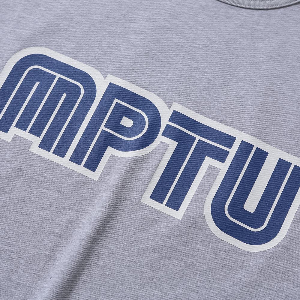 MPTU [Ss25] Футболка с коротким рукавом с логотипом Mptu / Серо-меланжевый