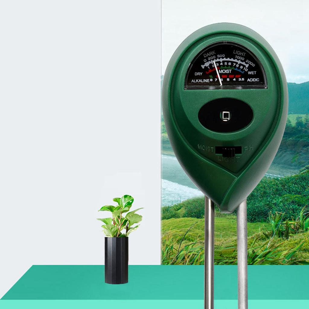 Тестер почвы PH Свет Влажность Метр 3 в 1 Набор для тестирования почвы для комнатных и уличных растений, сада