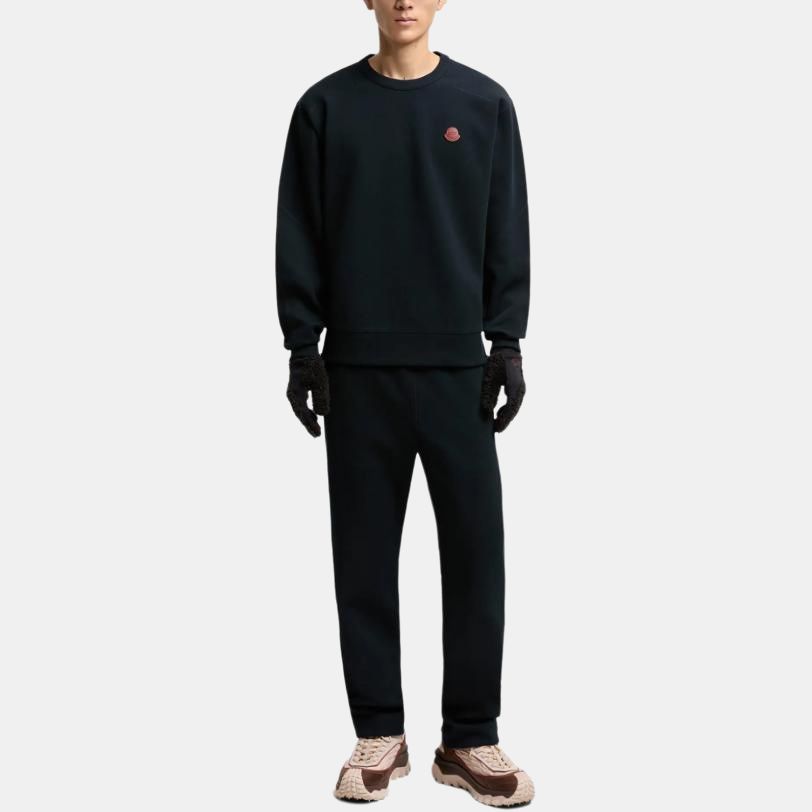 Moncler SS26 Year Of The Horse CNY Loose Fit Logo Patch Crewneck Long Sleeve Sweatshirt Men sweatshirt L10918G0000189B9F742