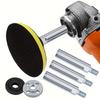 3Pcs M10 80mm Threaded Extension Rods for Angle Grinders, Polishing Pads, Grinding Adapters for Power Tools