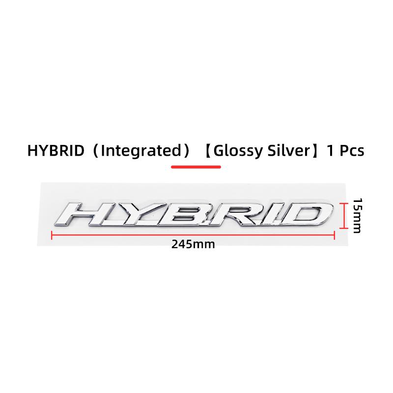 3D ABS Car Letter Logo Sticker Tail Bumper Badge Auto Rear Trunk Emblem Decals Accessories For Lexus SUPER SPORT HYBRID