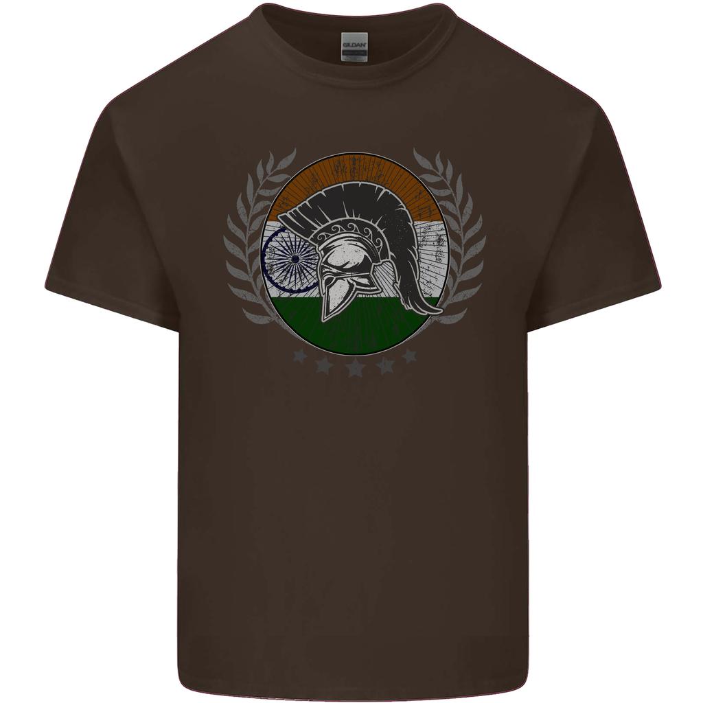 India Bodybuilding Flag Gym Training Indian Unisexs Light Cotton TShirt