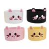 4pcs Silicone Water Bottle Boot Cartoon Cat Pattern Anti Slip Bottle Bottom Sleeve Silicone Boot
