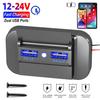 5V In Car USB Charging Socket Motorhome USB Panel Mobile Charger Fast Charging For RV Bus Touring Car Boats