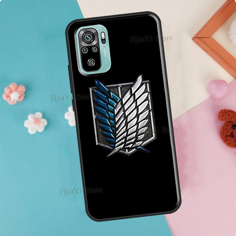Атака титанов Shingeki no Kyojin Чехол для Xiaomi Redmi Note 10 9 8 Pro 9S 8T Мягкий чехол для Redmi 9 9A 9C 9T 8A K40 Funda