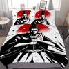 Samurai Duvet Cover Set Sunset Japanese Samurai Quilt Cover Scenery Silhouette Comforter Cover King Size 23pcs Twin Bedding Set