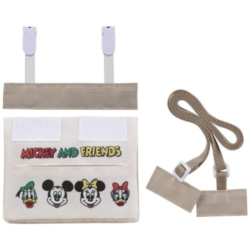 Skater Карманная сумочка-пошетка с плечевым ремнем 2WAY Disney Микки Маус и друзья Готовка Высота 11 x Ширина 14 x Глубина 3см ODKP2-A