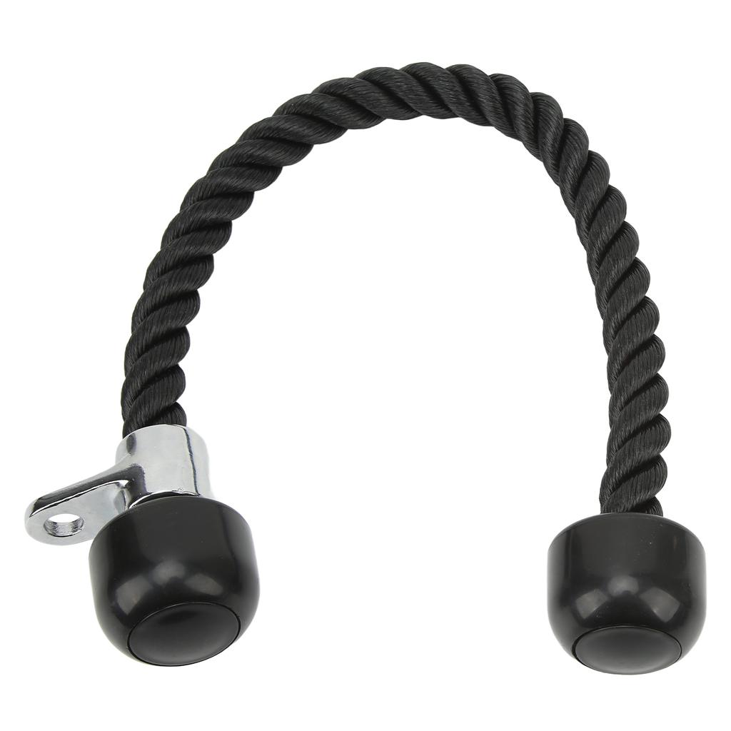 Двуглая тренировочная веревка для тяги бицепса вниз, тренажерный зал, упражнение на трицепс, фитнес, веревка с натяжением