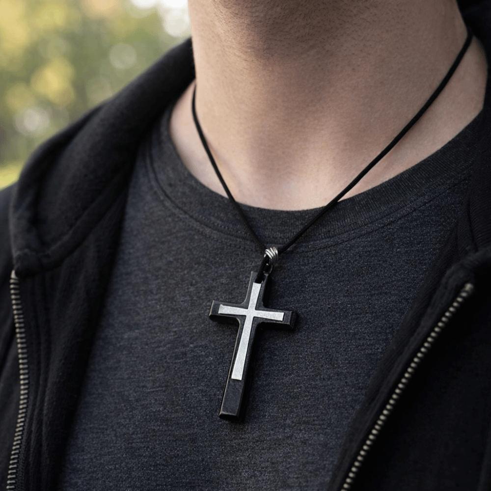 Unisex Design Rope Choker Chain Handmade Rear View Mirror Charm Necklace For Men Women
