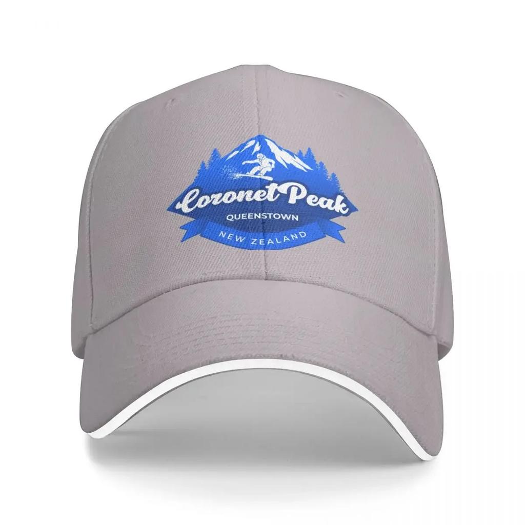 Coronet Peak, Queenstown, Новая Зеландия Бейсбольная кепка Custom Cap черная шляпа дерби Мужская роскошная женская