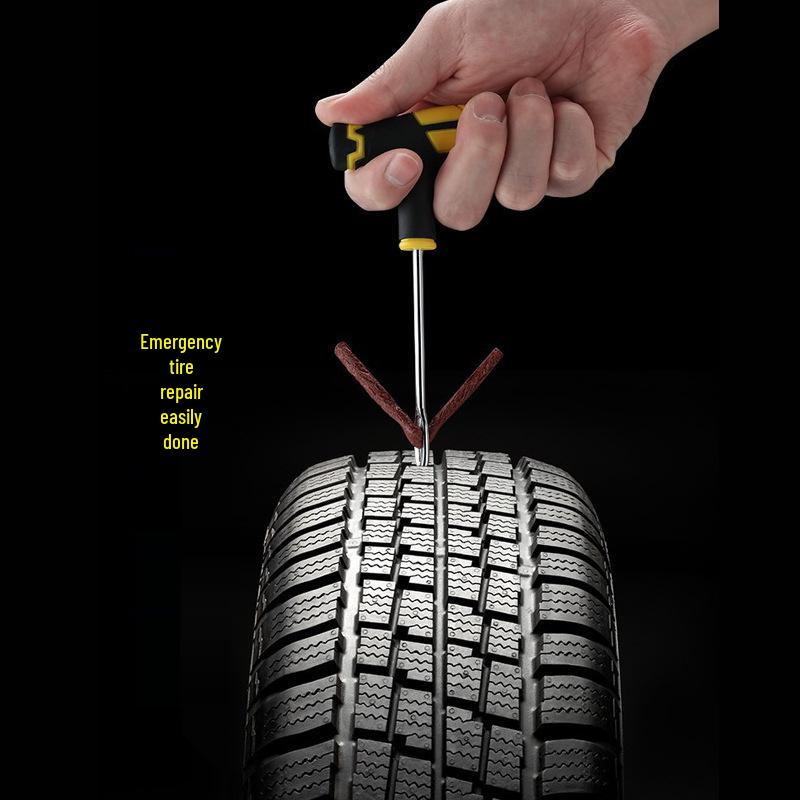 Набор для быстрого ремонта: Клей для вакуумной накачки шин автомобиля и мотоцикла и набор аварийных инструментов