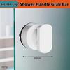 Multipurpose Glass Door Handle No Drilling Shower Handle  For Bathrooms Kitchens Bedrooms