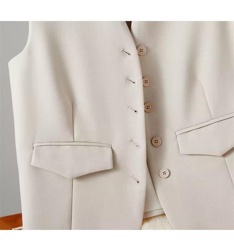 Модный женский жилет без рукавов в корейском стиле