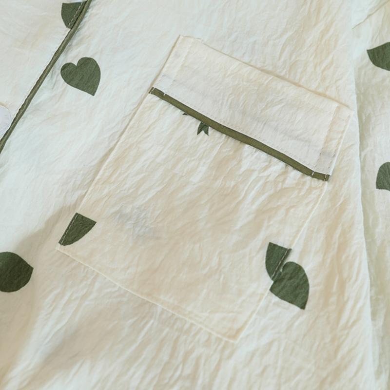 New Autumn Women Pajamas Set Casual Faux Cotton Women's Sweet Pajama Long Sleeves Nightwear Sleepwear Korean Pijamas for Girl