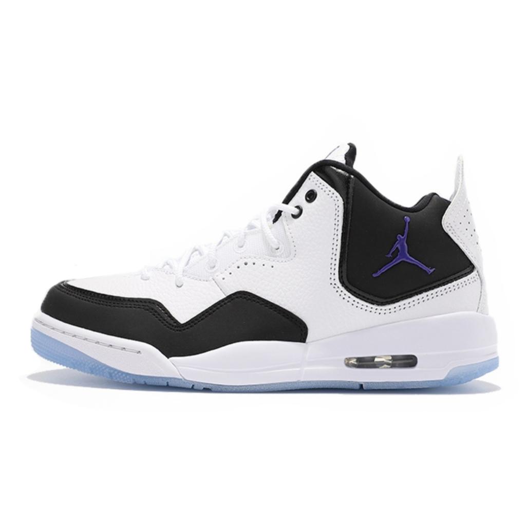 Jordan Courtside 23 Blue Heart Cushioning Mid top Vintage Basketball Shoes Unisex AR1000-104(Team352-)